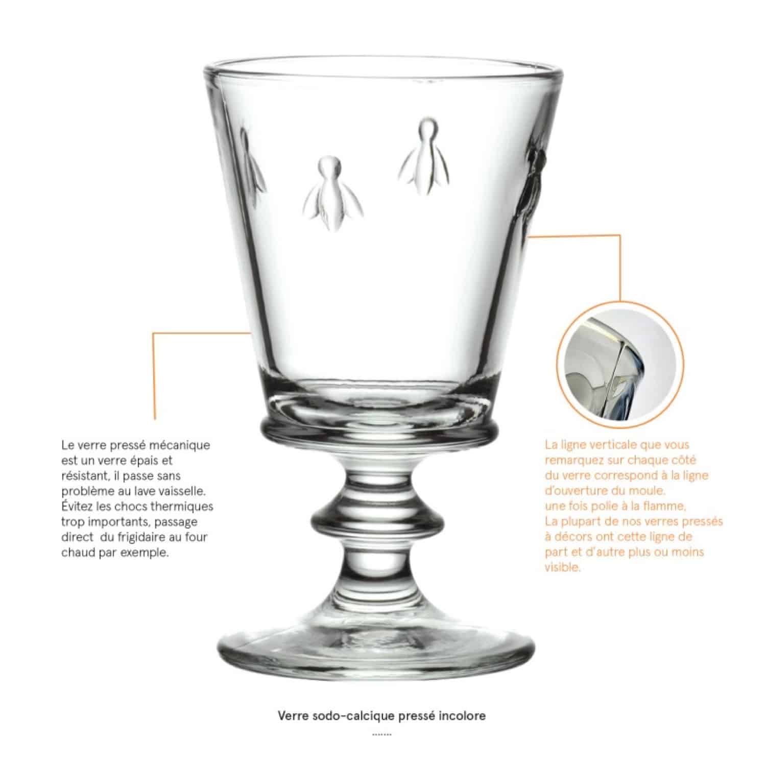 La Rochère Abeille Wijnproefglas 35 cl - 6 Stuks - Glazen.nl