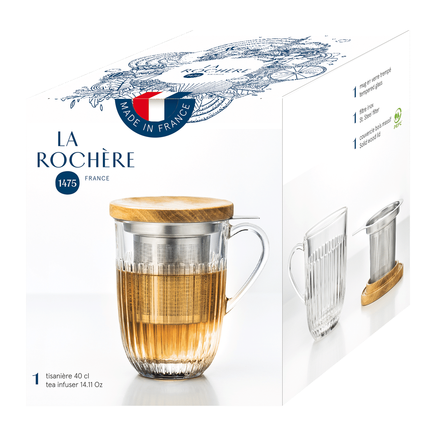 La Rochère Ouessant Theeset 36 Cl - Glazen.nl