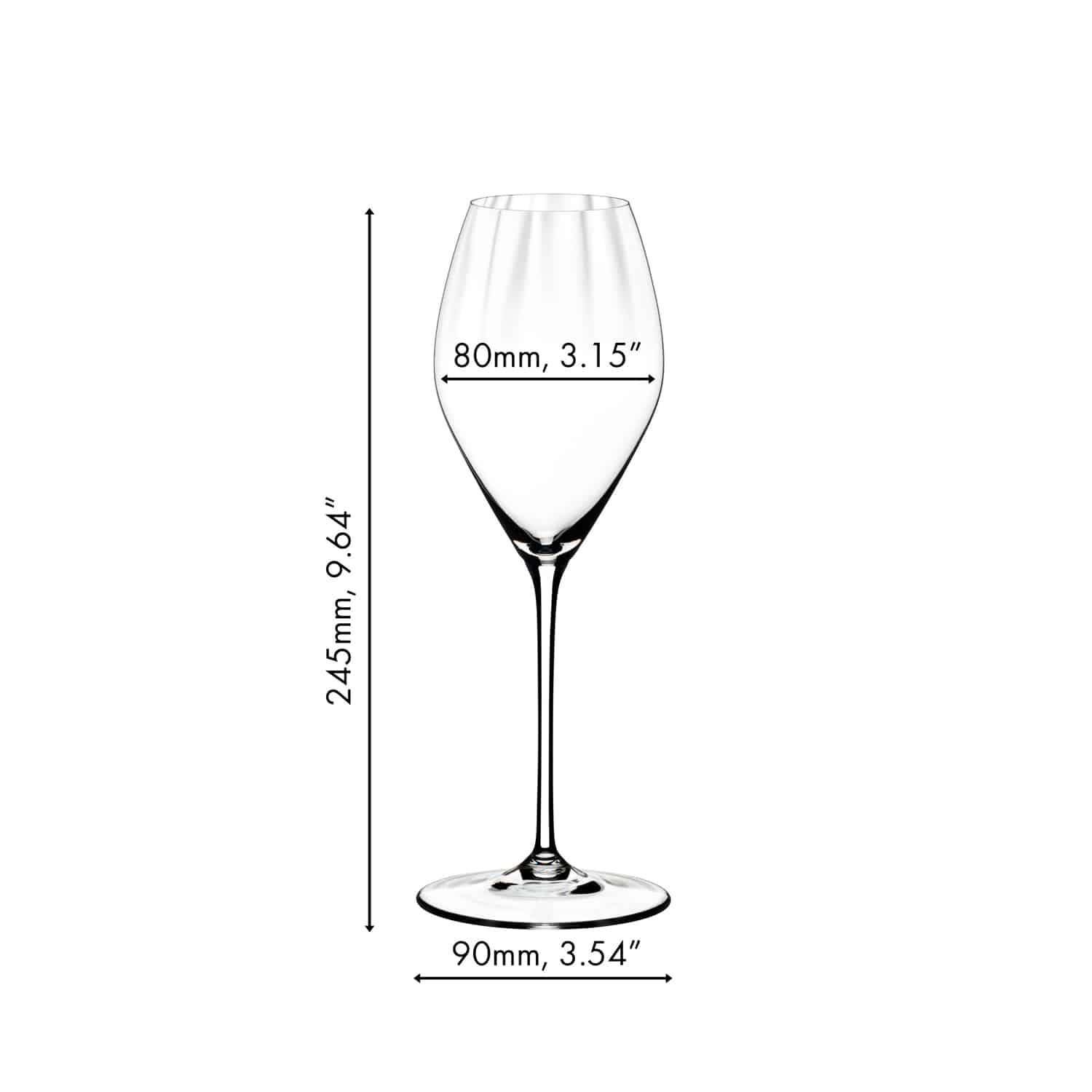 Riedel Performance Champagneglas / Flute 37,5 Cl - 2 Stuks - Glazen.nl