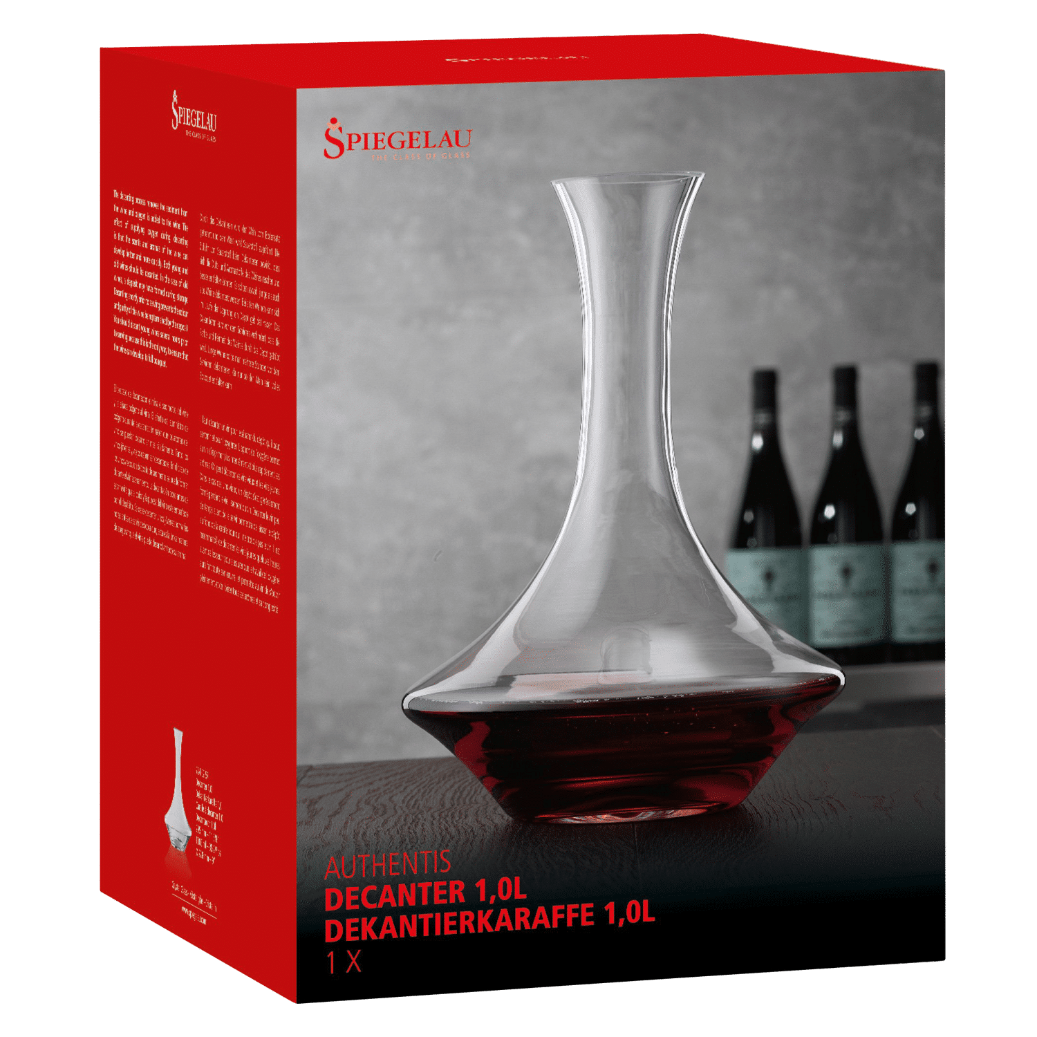 Spiegelau Authentis Decanteerkarafaraf 1 L - Glazen.nl