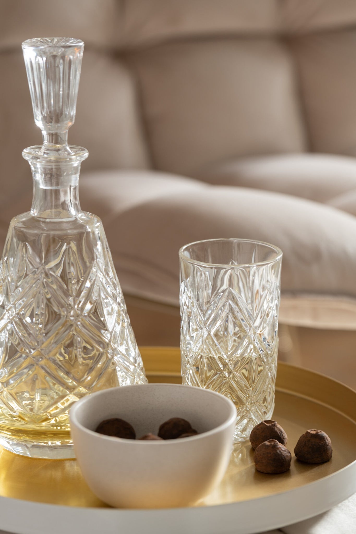 J-Line Anna Waterglas 35 Cl Hoog Transparant