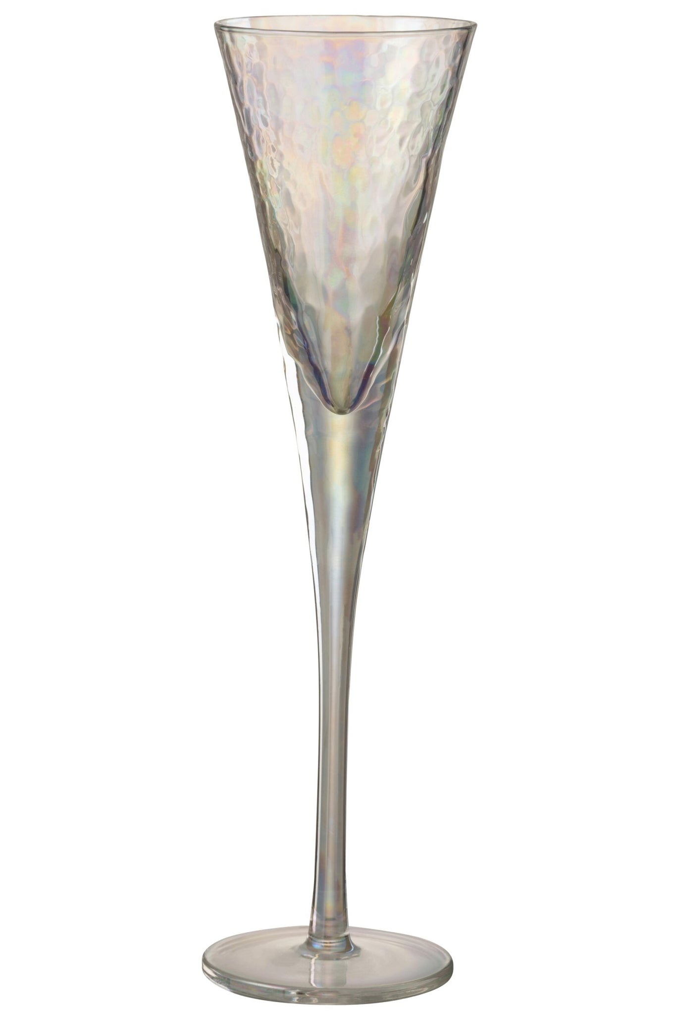 J-Line Champagneglas 15 Cl Onregelmatig Transparant