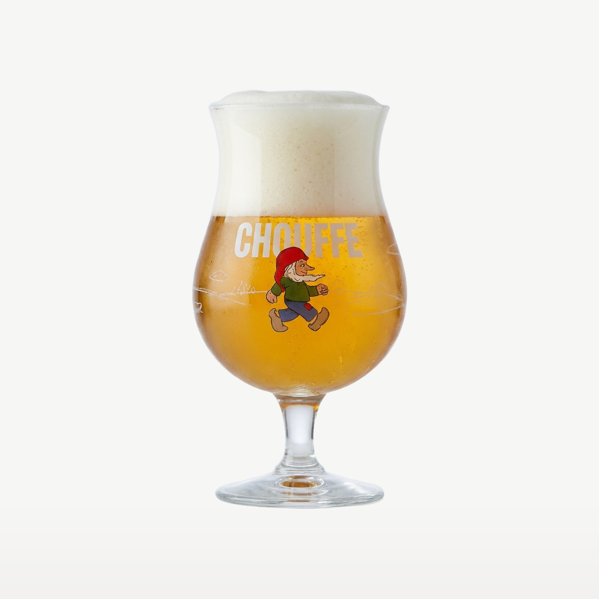 La Chouffe Bierglas 33 Cl - Giftbox - Glazen.nl