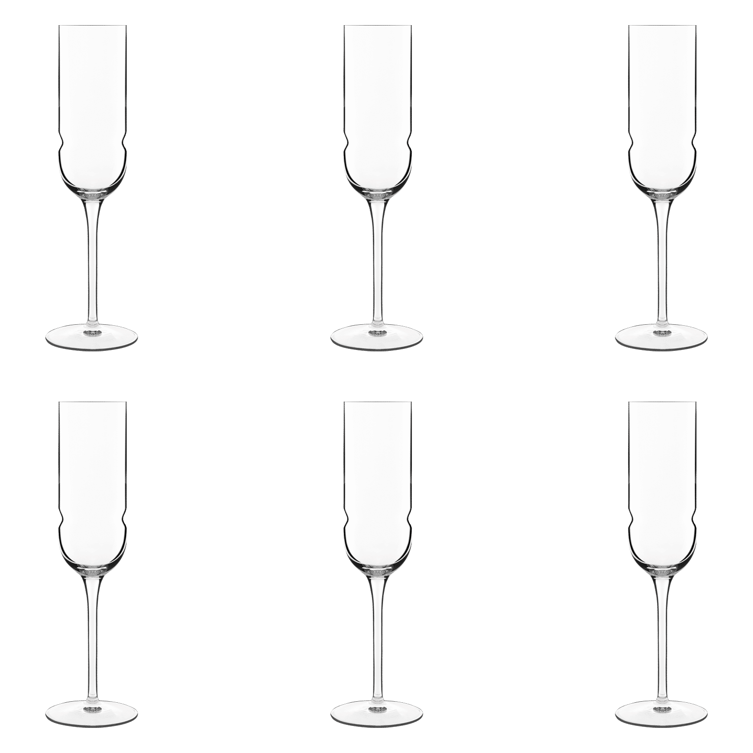 Luigi Bormioli Grandioso Champagneglas / Flute 21 Cl - 6 Stuks - Glazen.nl
