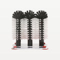 Bar Professional Glass Washer Brush Set Aluminum 3-Piece