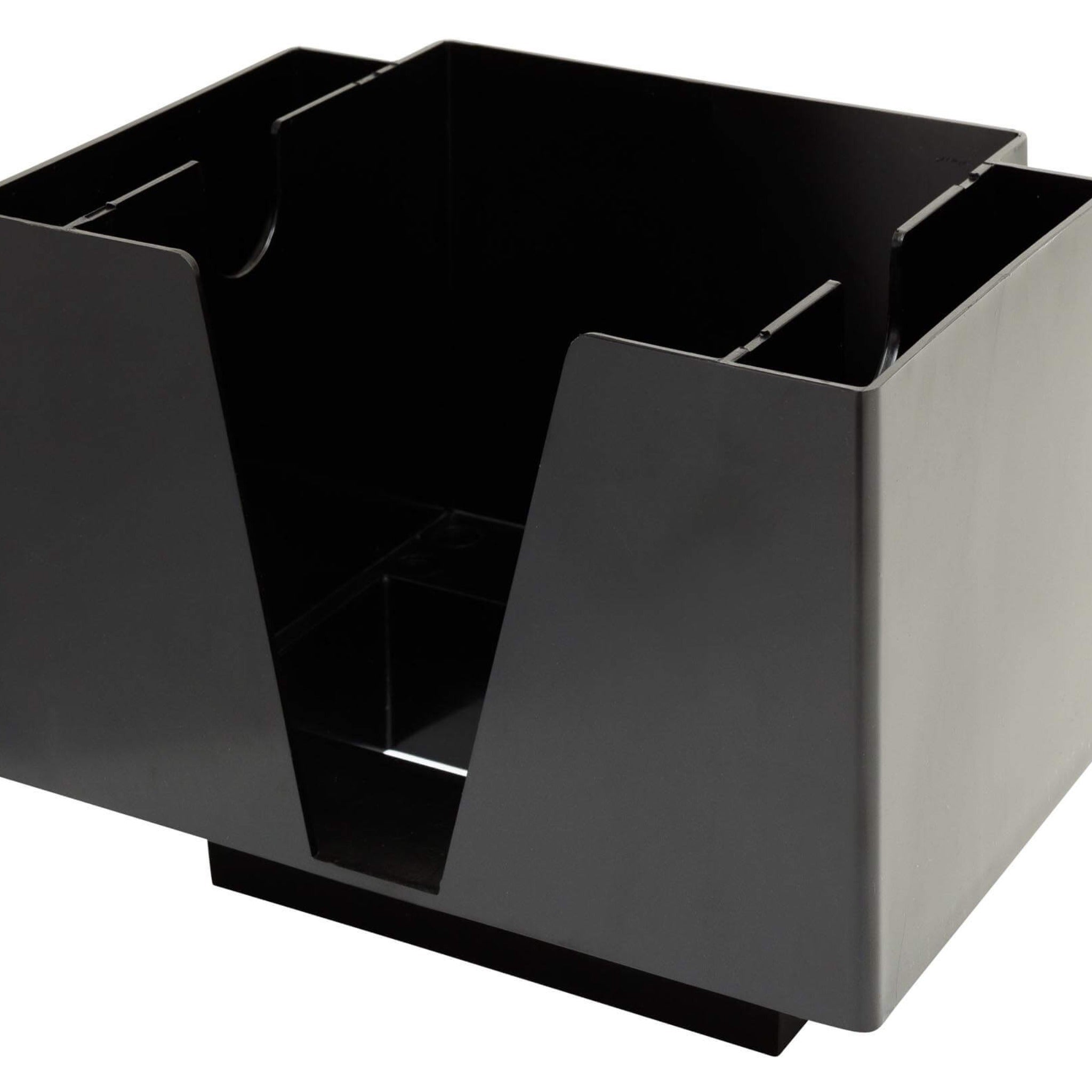 Bar Professional Servettenhouder Zwart 3-Vaks