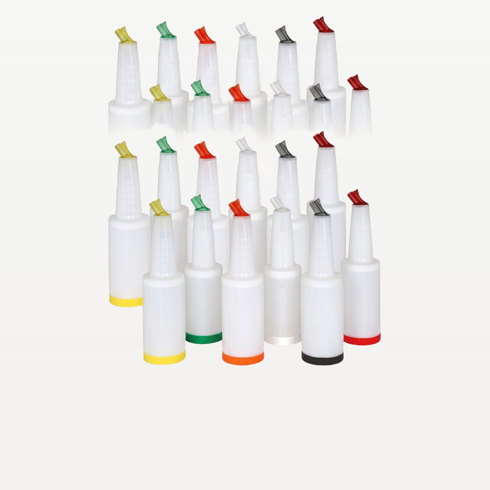 Bar Professional Save & Pour Schenkflessen Mixed Colors 12-Delig