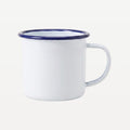 Bar Professional Speakeasy Enamel Mug White 50 Cl