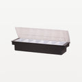 Bar Professional 6-Compartment Condiment Holder Black