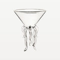 Bar Professional Medusa Cocktail Glass 20 Cl
