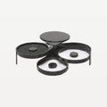 Bar Professional Three-Tier Glass Rimmer Black