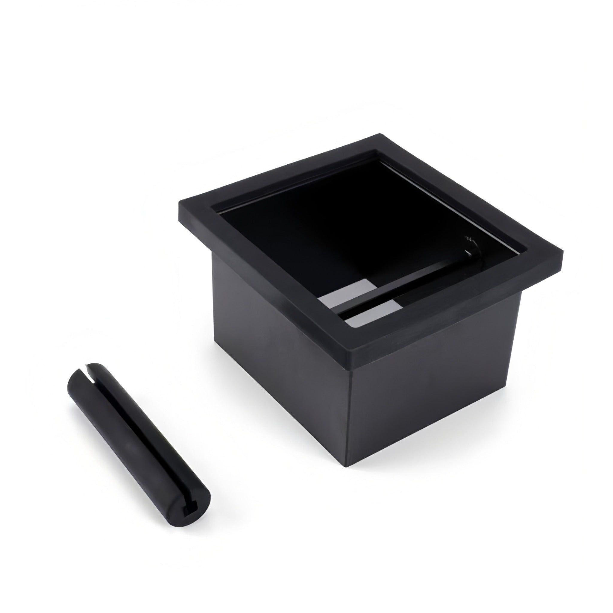 Bar Professional Knockbox Inbouw Zwart detail