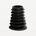 Bar Professional Rubberen Kurk Geribbeld Zwart - 20 Stuks