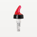 Bar Professional 3-Ball Pour Spout with Collar Red 3,5 Cl
