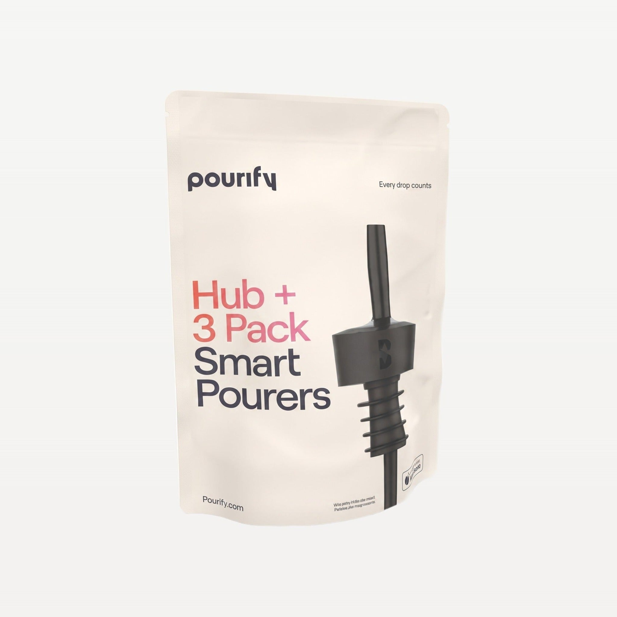 Bar Professional Pourify Hub met 3 Smart Schenktuiten