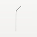 Bar Professional Curved Stainless Steel Straw 6 mm 21 cm
