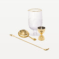 Bar Professional Speakeasy Mixing Set Gold 4-Piece