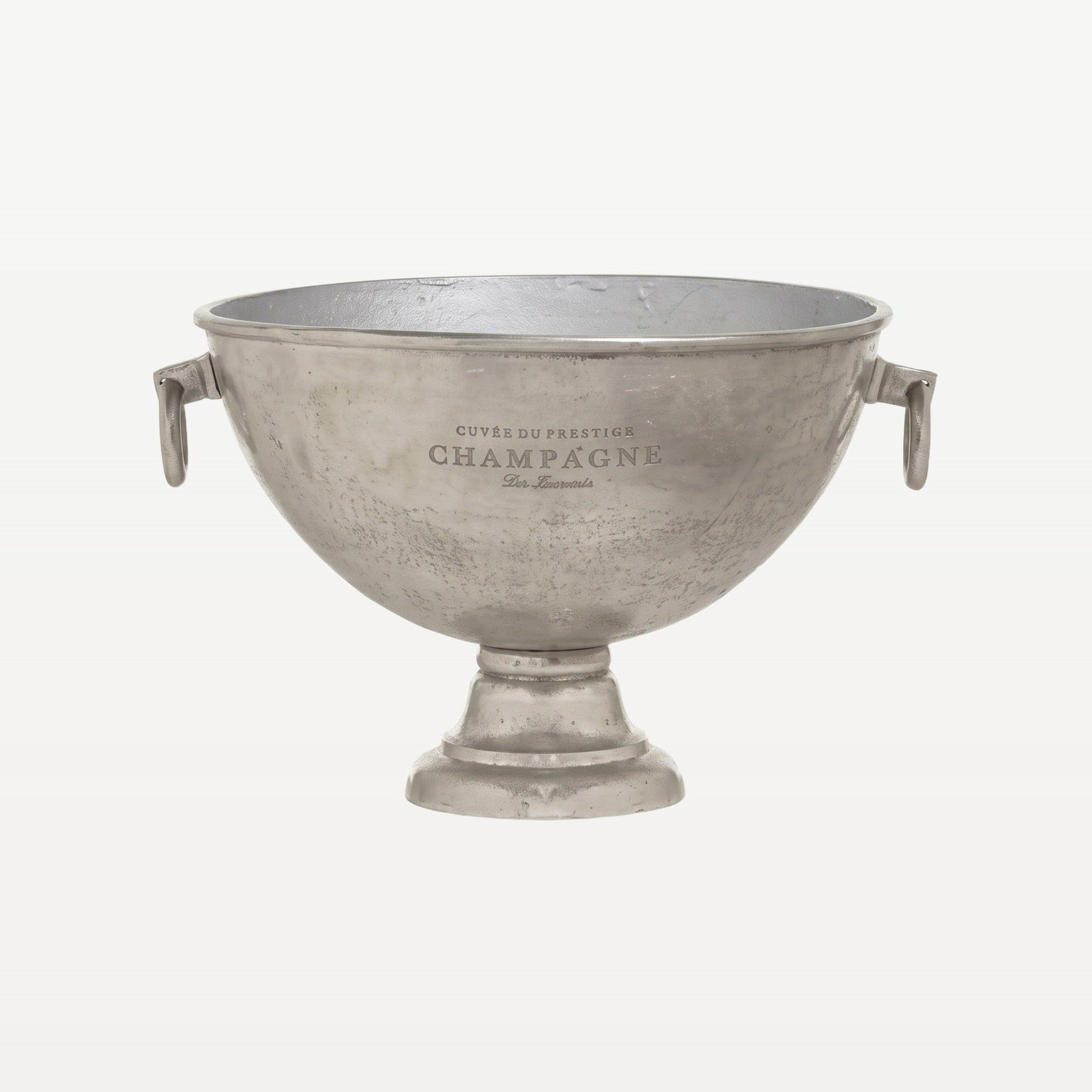 Bar Professional Vintage Champagnekoeler Schaal Aluminium 47 Cm