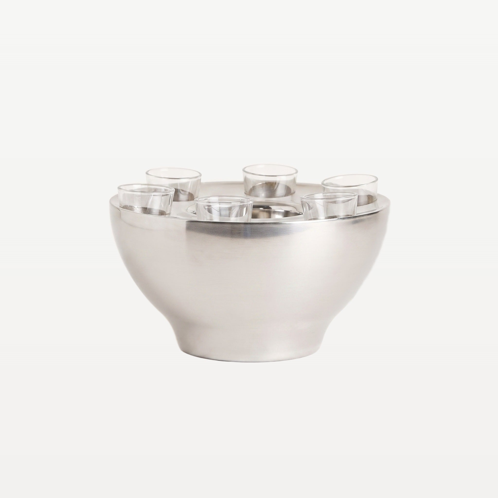 Bar Professional Wodka Koelschaal Set RVS 7-Delig