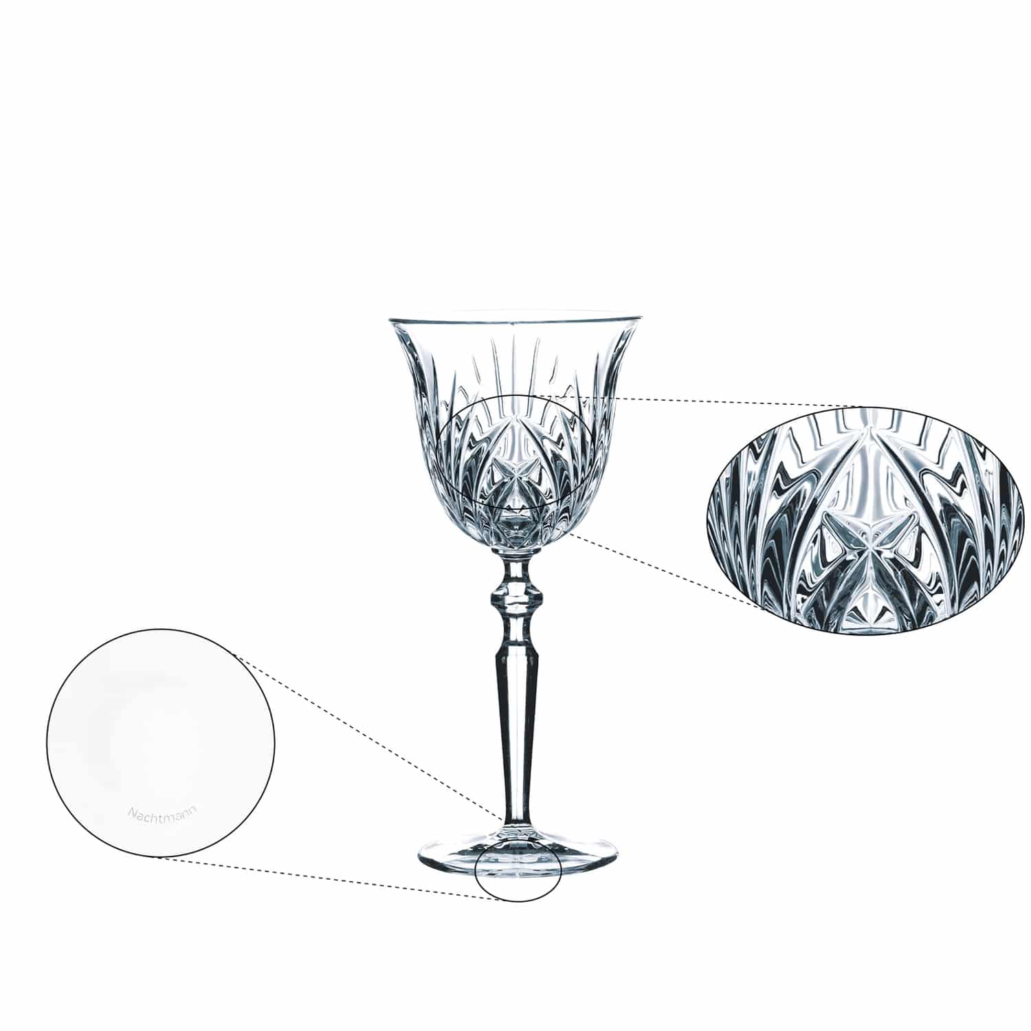 Nachtmann Palais Wijnglas 23 Cl - 24 Stuks - Glazen.nl