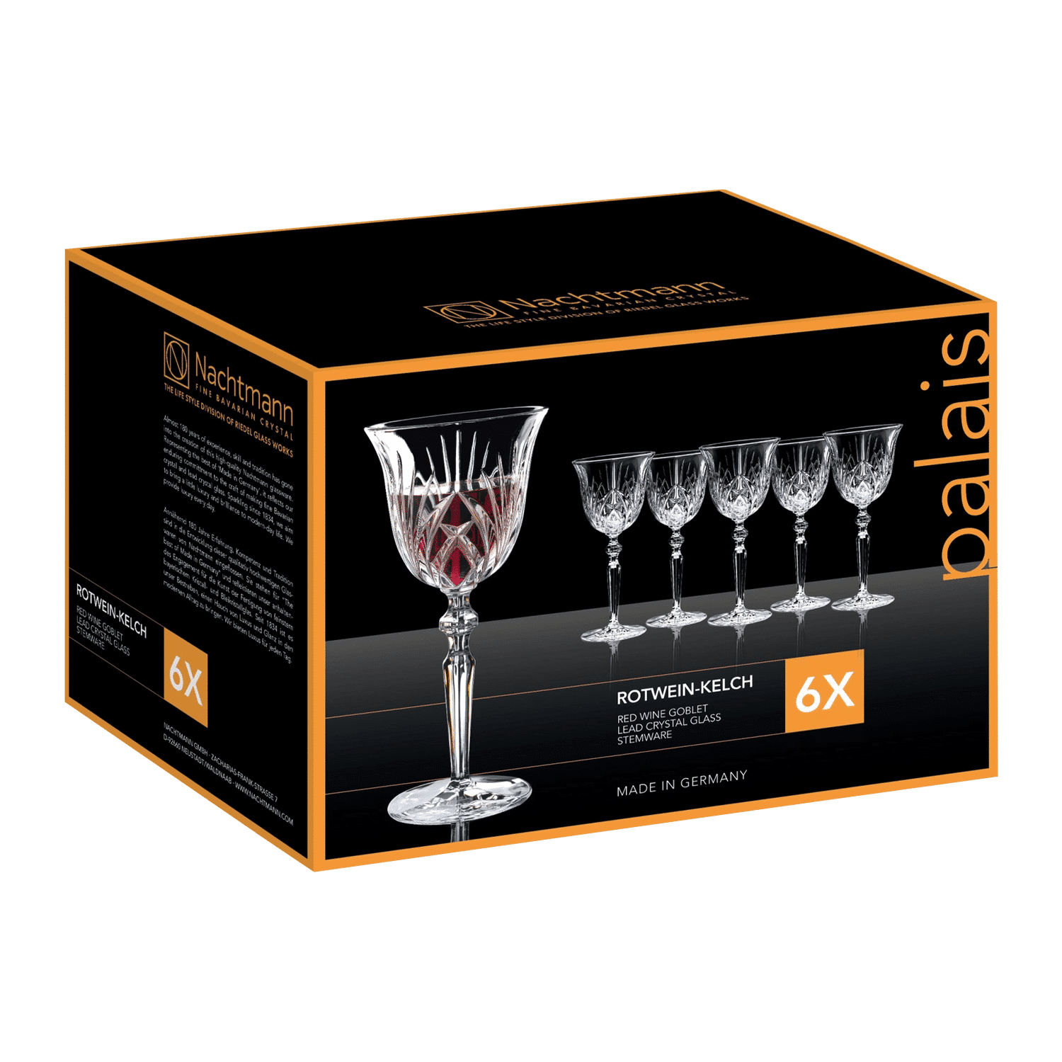 Nachtmann Palais Wijnglas 23 Cl - 24 Stuks - Glazen.nl