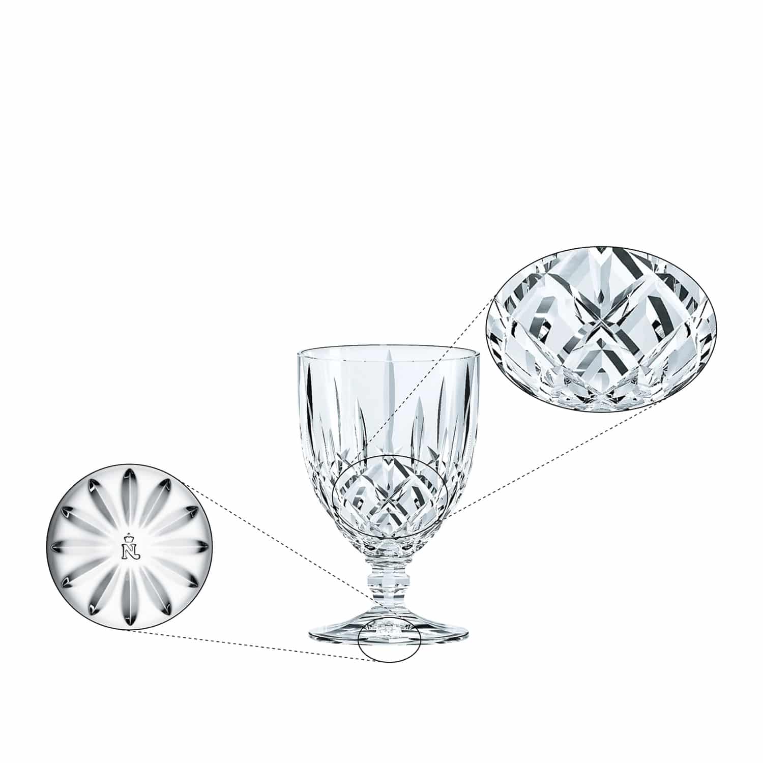 Nachtmann Noblesse Goblet 35 Cl Hoog - 12 Stuks - Glazen.nl