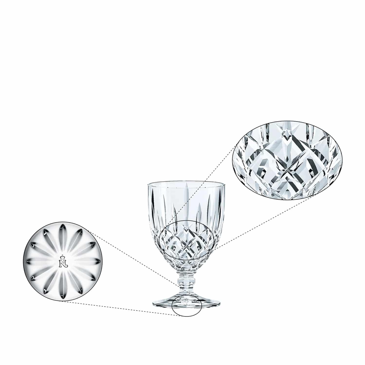 Nachtmann Noblesse Goblet 23 Cl Klein - 12 Stuks - Glazen.nl