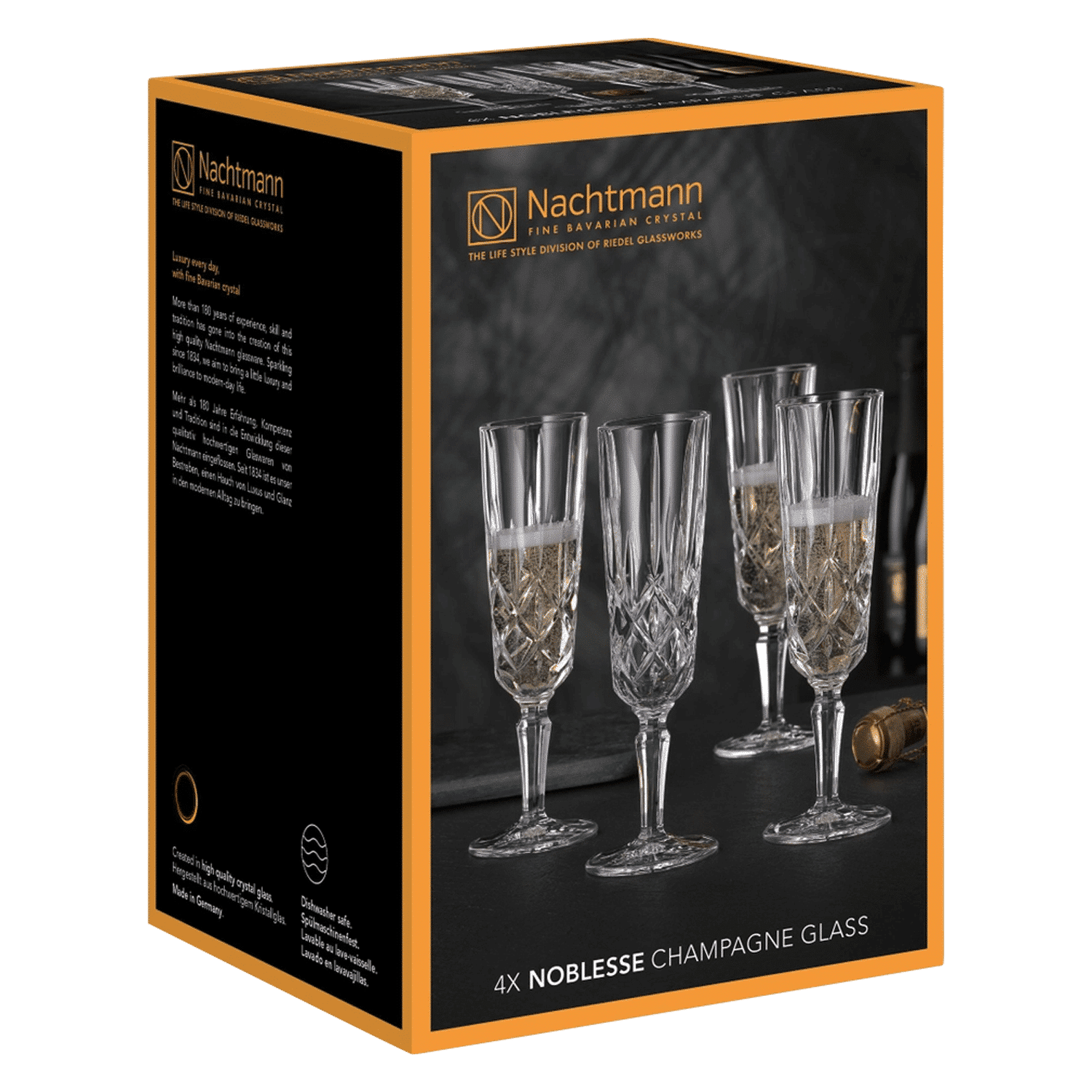 Nachtmann Noblesse Champagneglas / Flute 15,1 Cl - 12 Stuks - Glazen.nl
