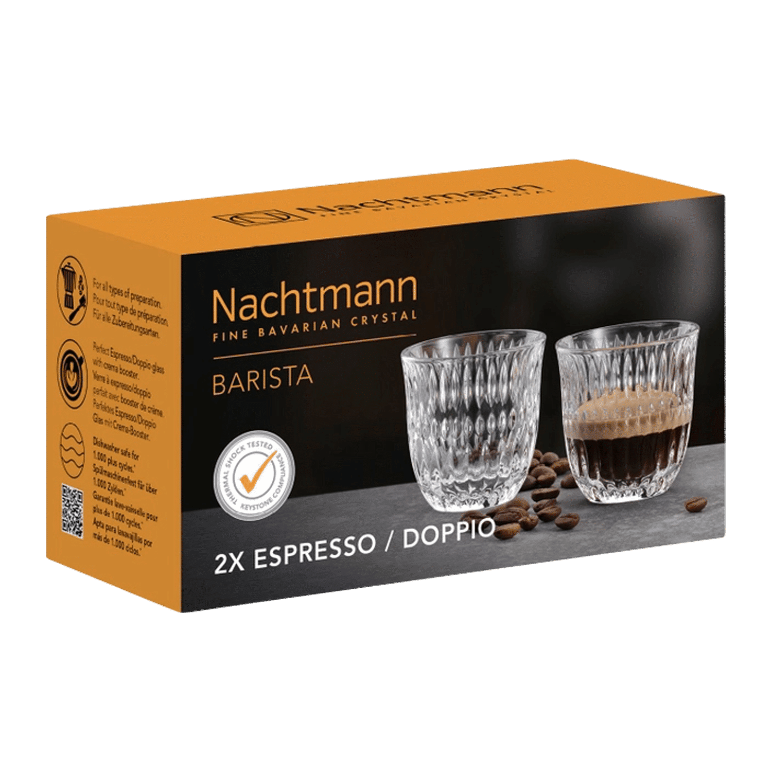 Nachtmann Ethno Barista Espressoglas 9 Cl - 12 Stuks - Glazen.nl