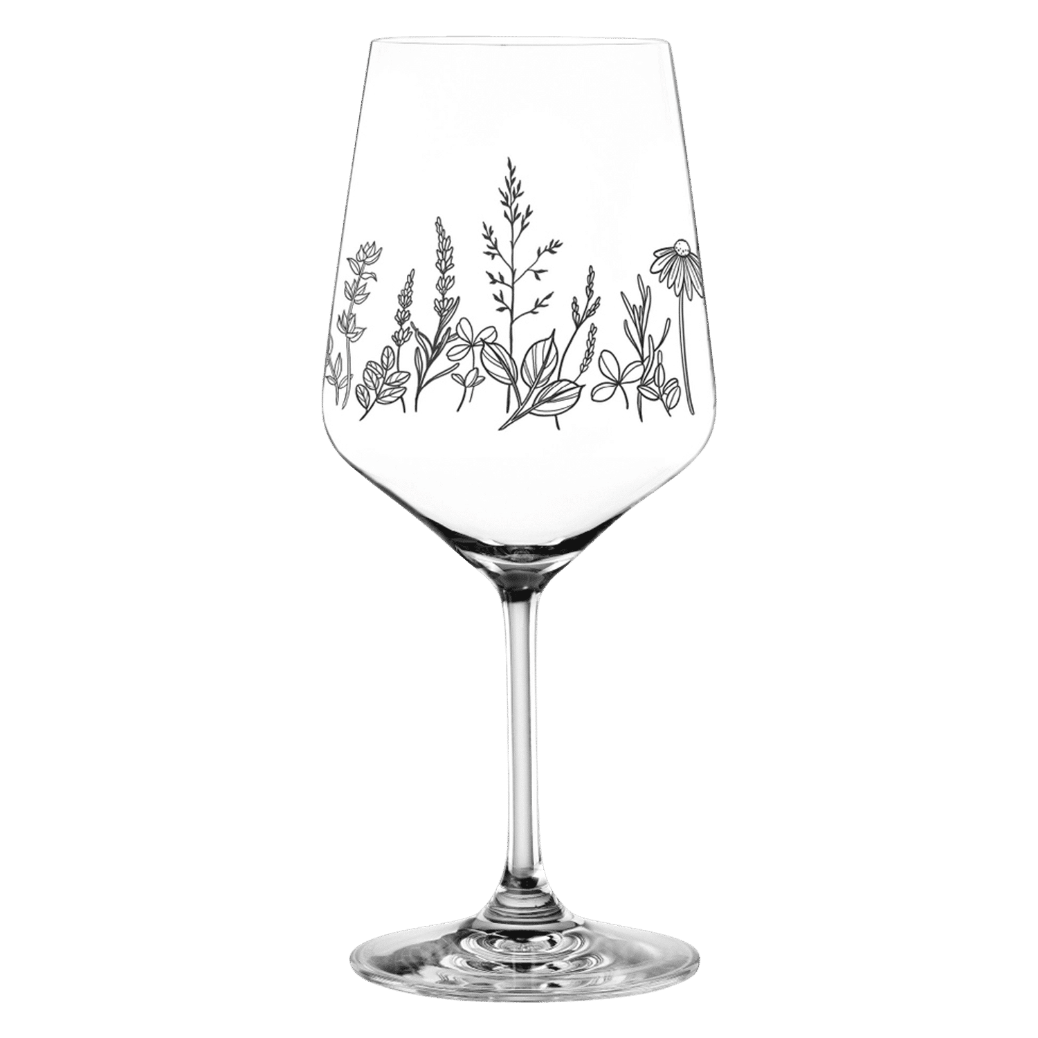 Nachtmann Tattoo Cocktailglas 63 Cl Botanical Zwart - 2 Stuks - Glazen.nl