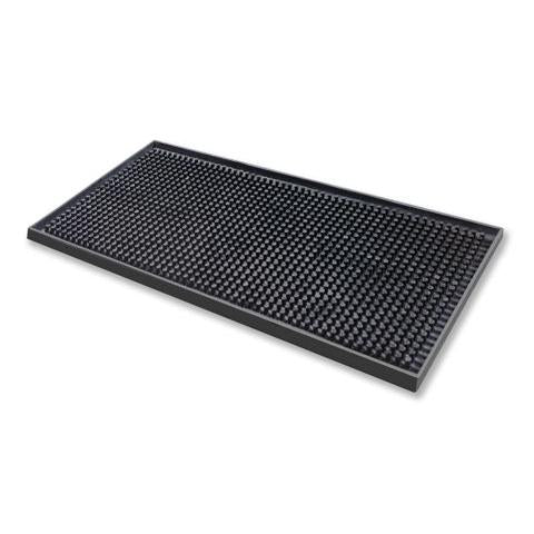 Bar Professional barmat rubber zwart 15x30 cm