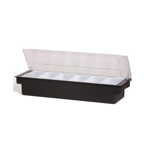Bar Professional condimentenhouder 6-vaks zwart