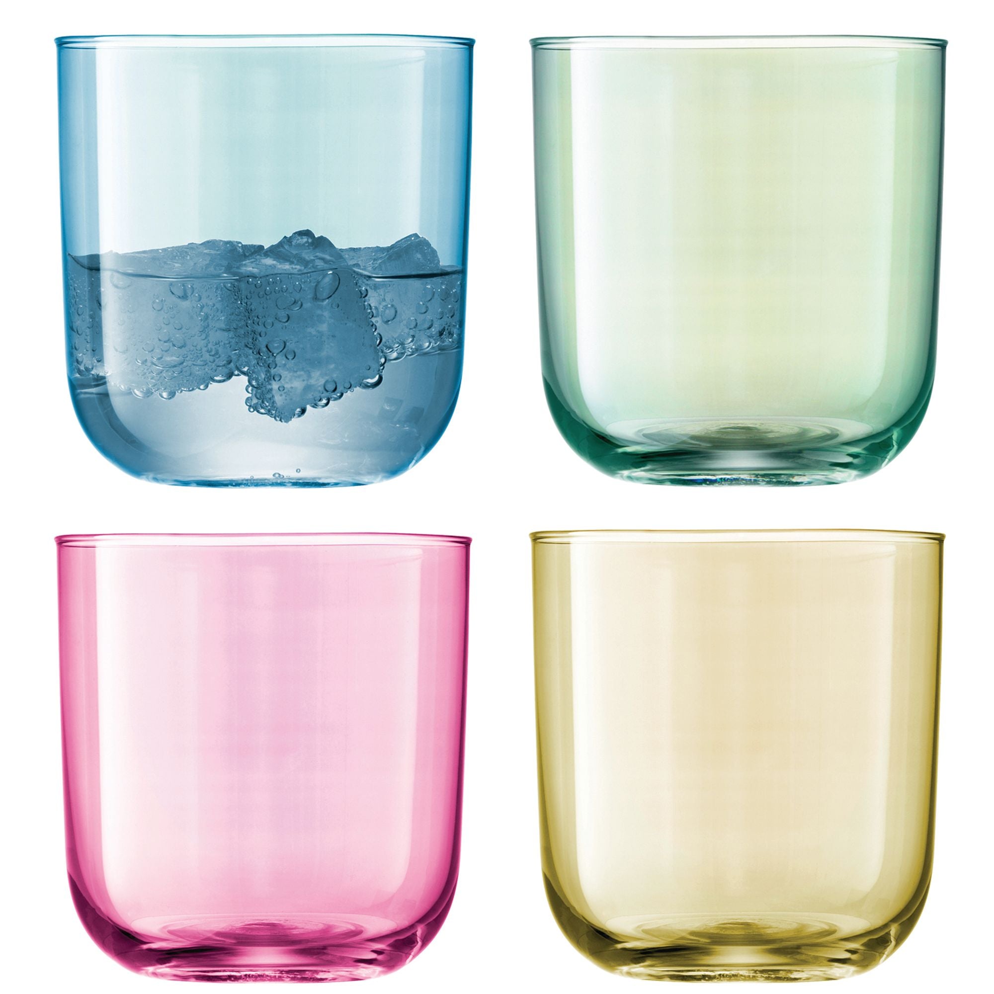 Polka Tumbler 420 ml Set van 4 Stuks Assorti