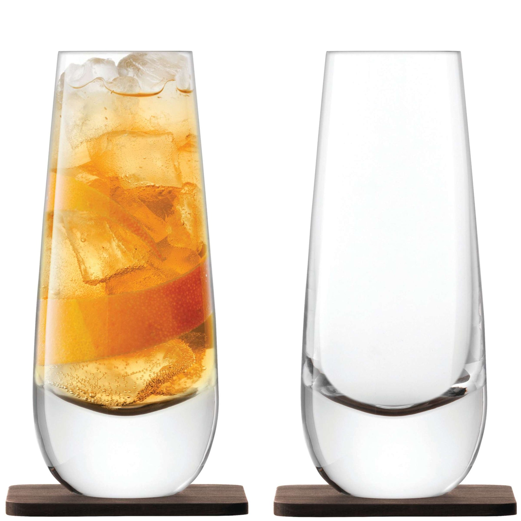 L.S.A. Whisky Islay Longdrinkglas 32,5 Cl met Onderzetter - 2 Stuks