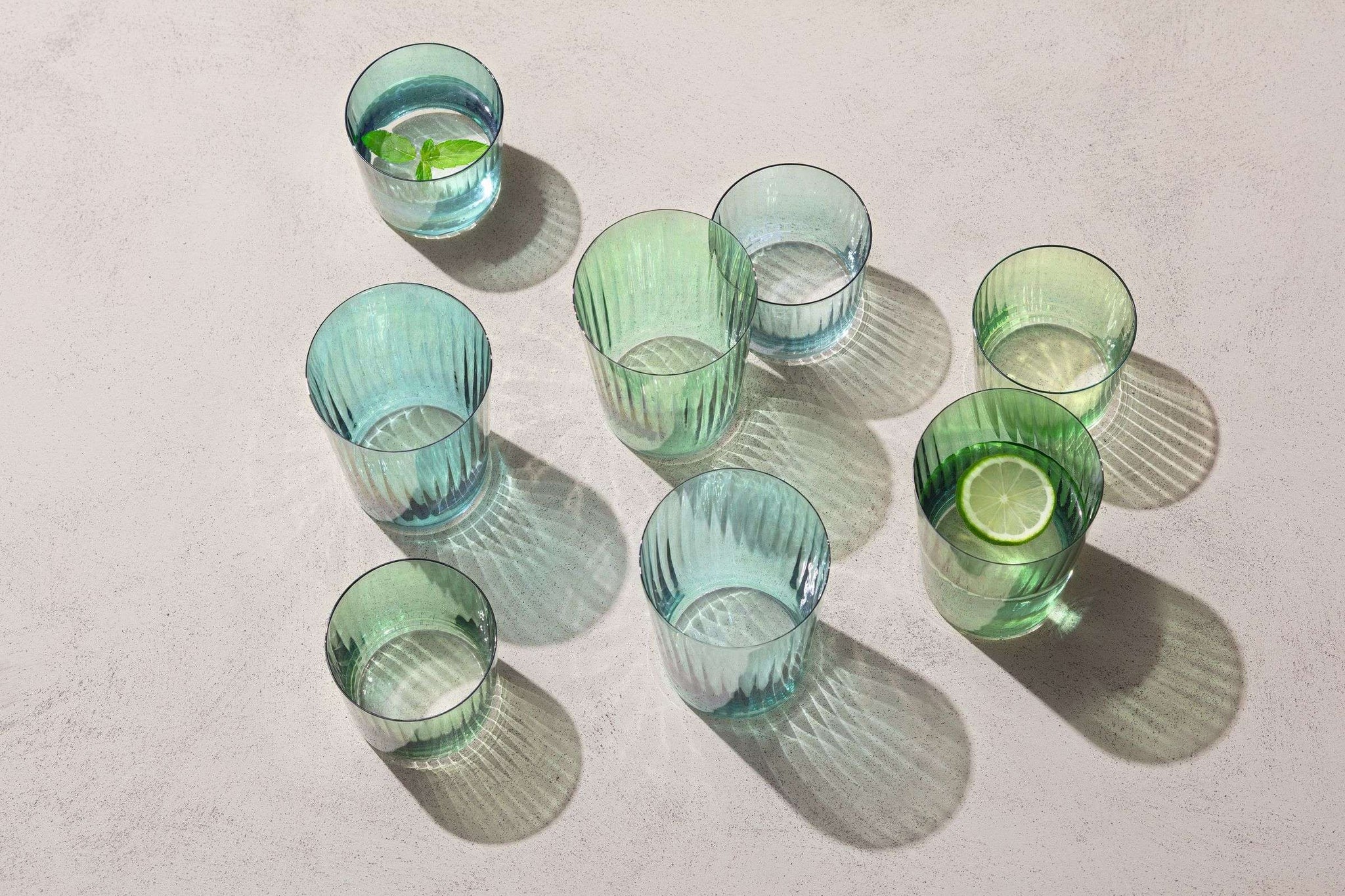 L.S.A. Gems Tumbler 56 Cl Assorti Groen - 4 Stuks
