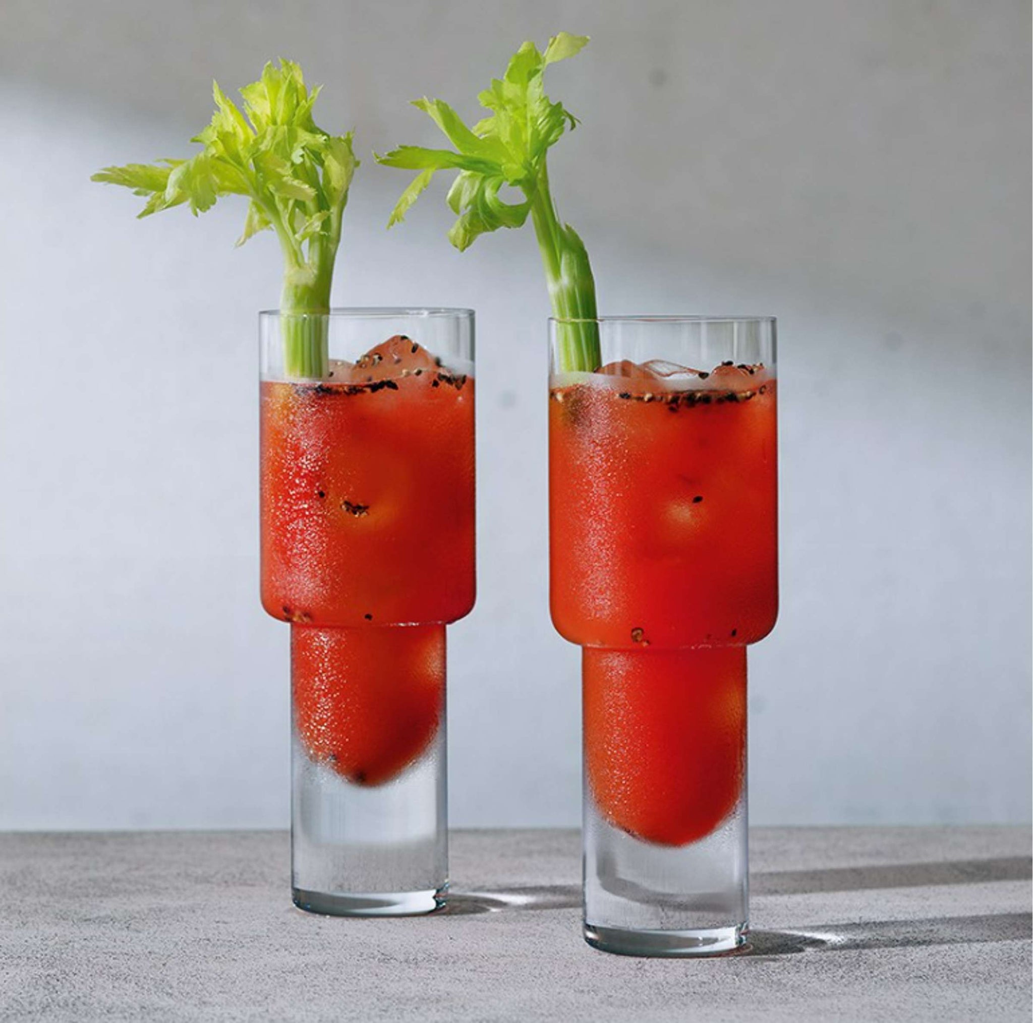 L.S.A. Vodka Borrelglas 40 Cl - 2 Stuks