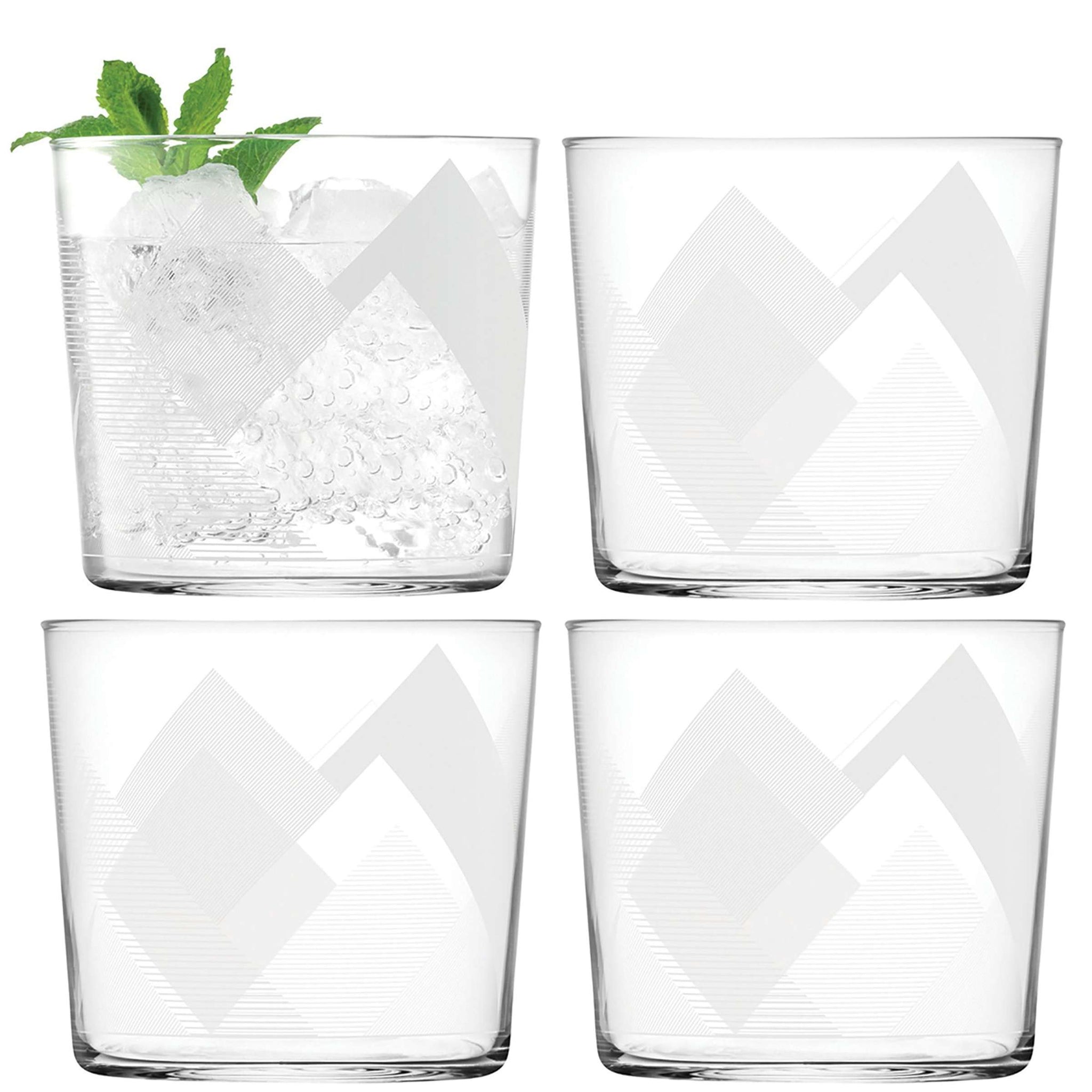 L.S.A. Peaks Tumbler 31 Cl Wit - 4 Stuks