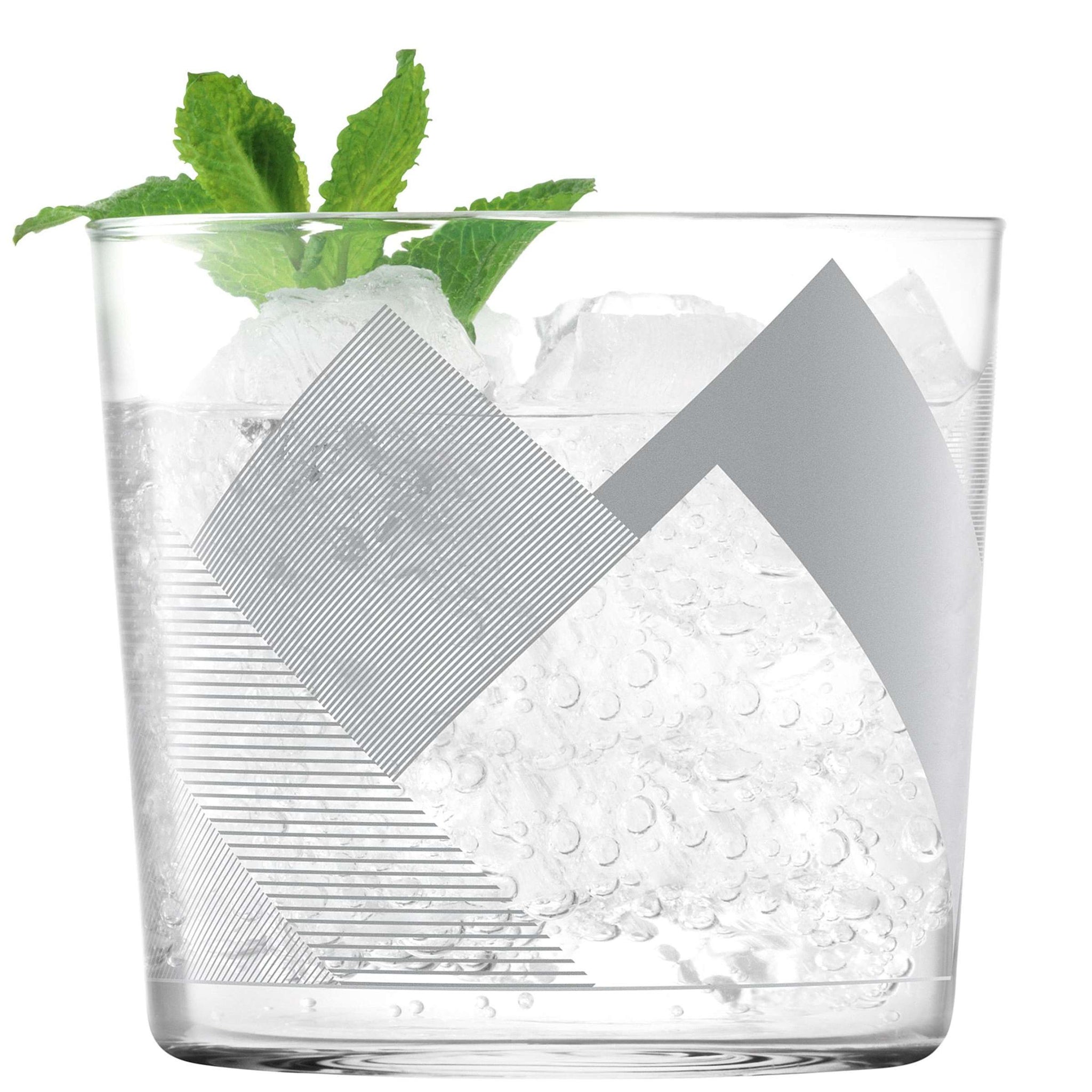 L.S.A. Peaks Tumbler 31 Cl Grijs - 4 Stuks