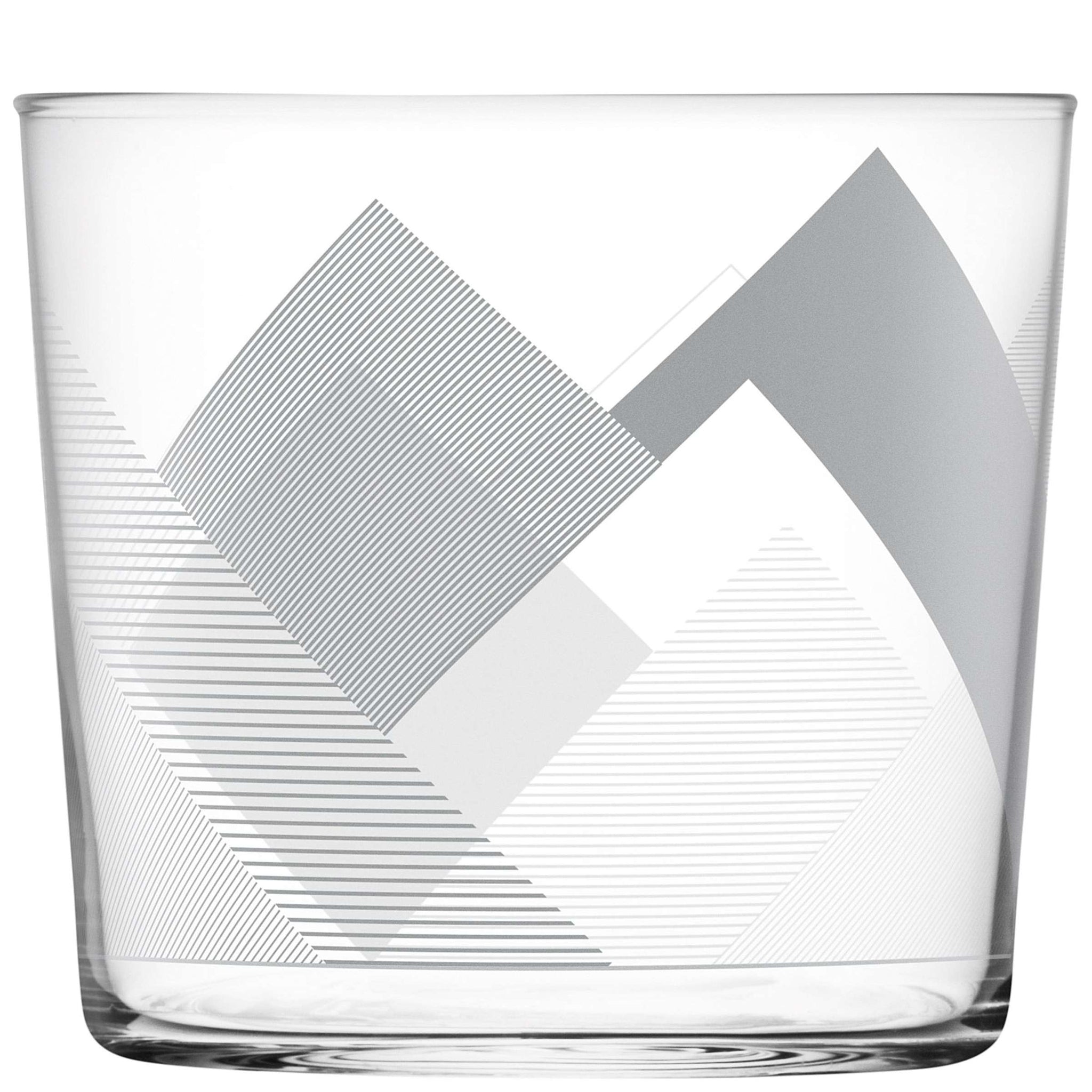 L.S.A. Peaks Tumbler 31 Cl Grijs - 4 Stuks