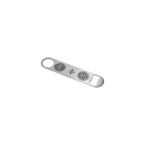 Bar Professional Speakeasy Maori barblade flesopener RVS
