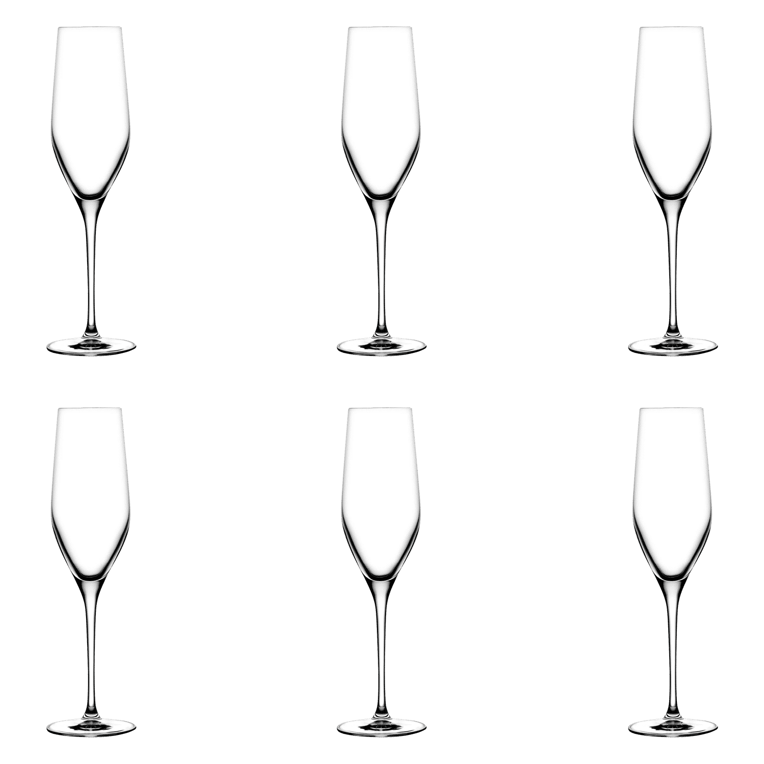 Nude Glass Vinifera Champagneglas 25,5 Cl - 6 Stuks - Glazen.nl