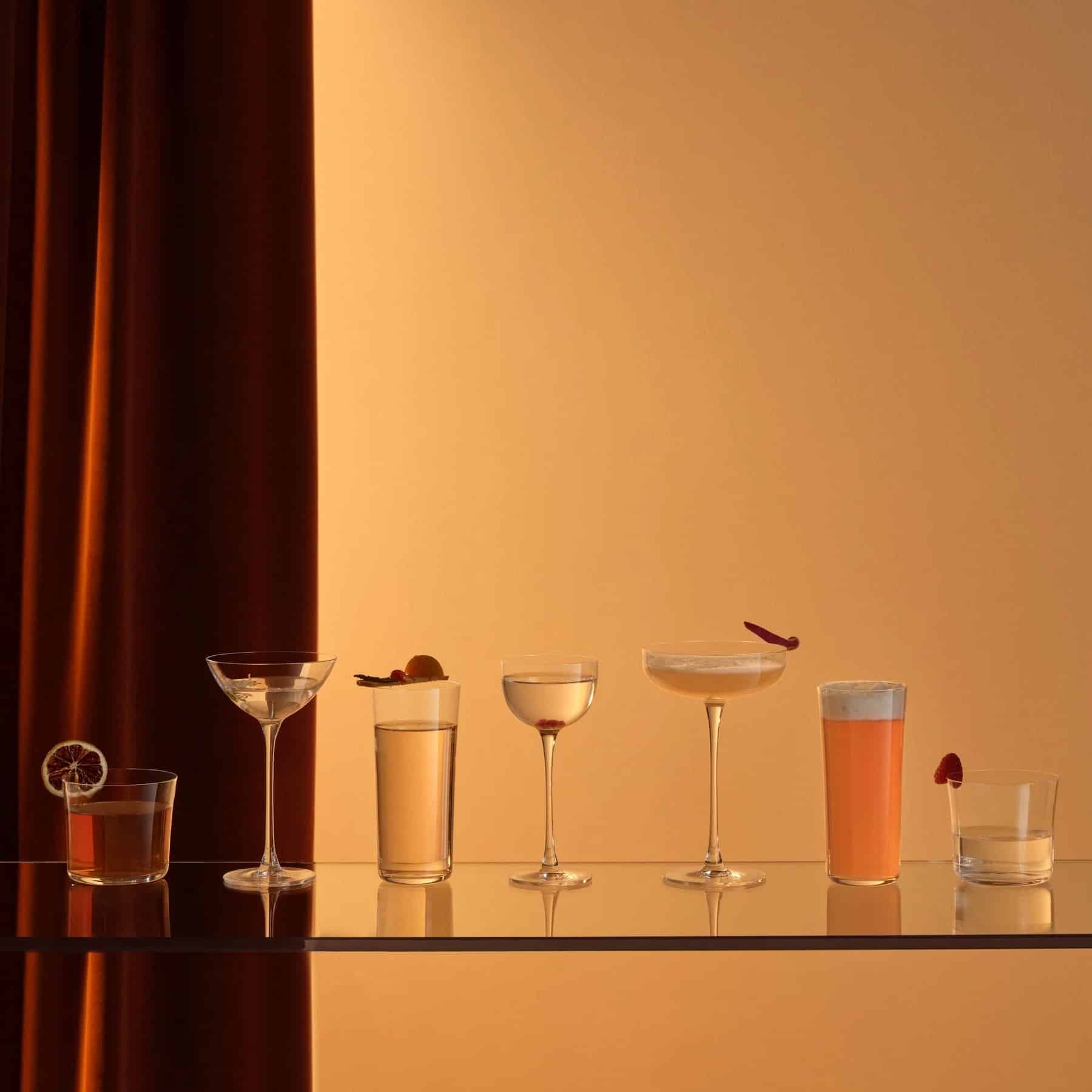 Nude Glass Savage Coupetini Glas 17 Cl - 6 Stuks - Glazen.nl