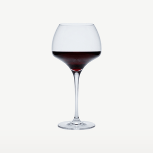Red wine glasses