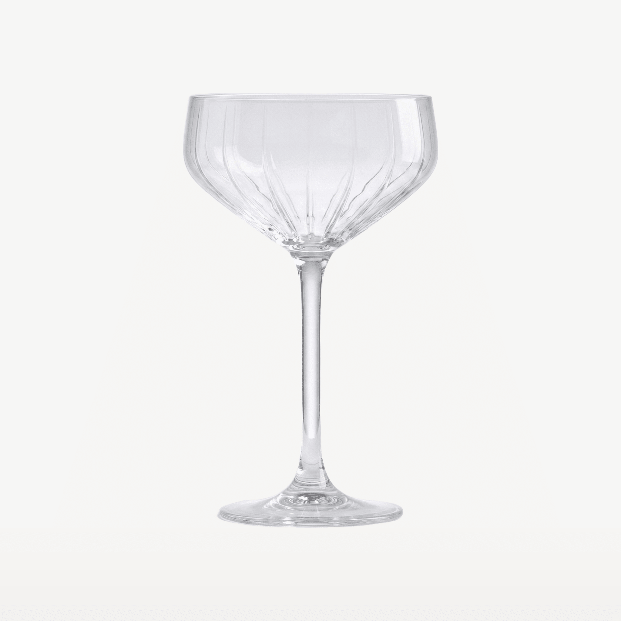 Royal Leerdam Carré Optics Champagnecoupe 28,5 Cl - 6 Stuks - Glazen.nl