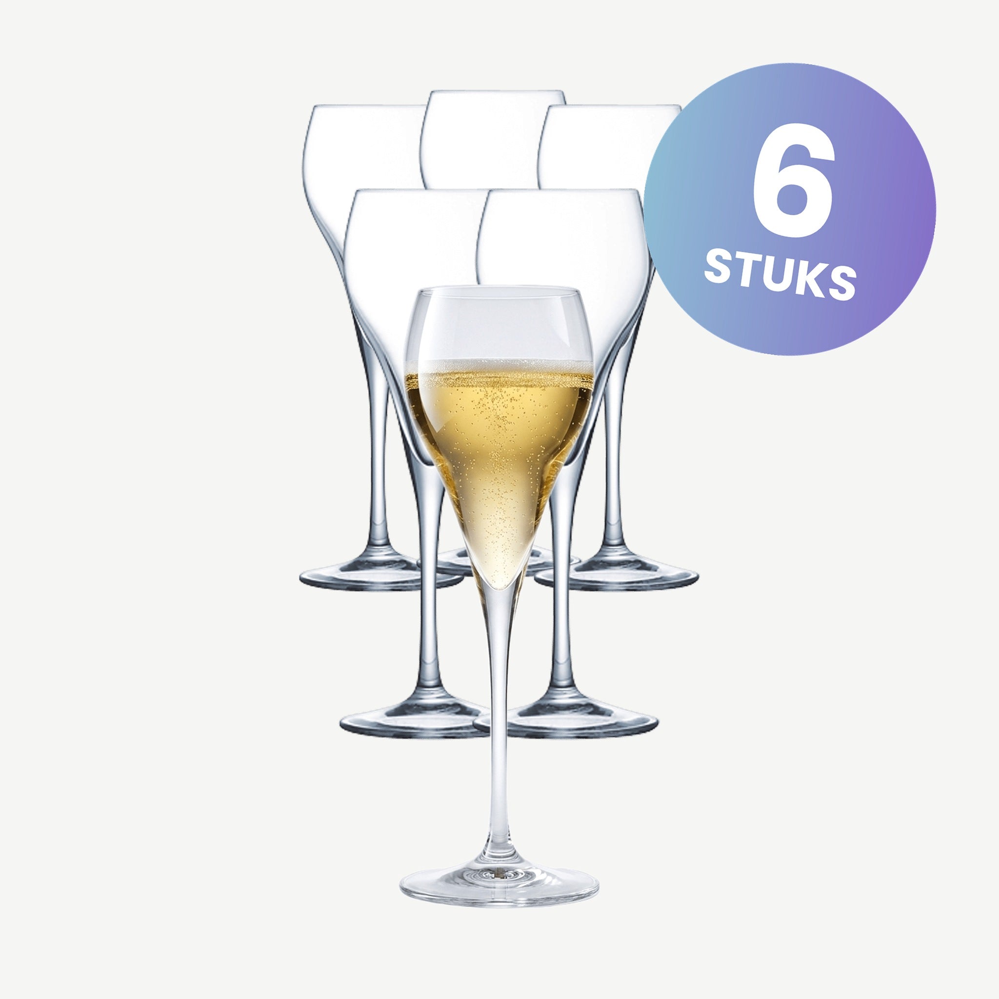 Arcoroc Brio Champagneglas / Flute 9,5 Cl - set van 6 glazen