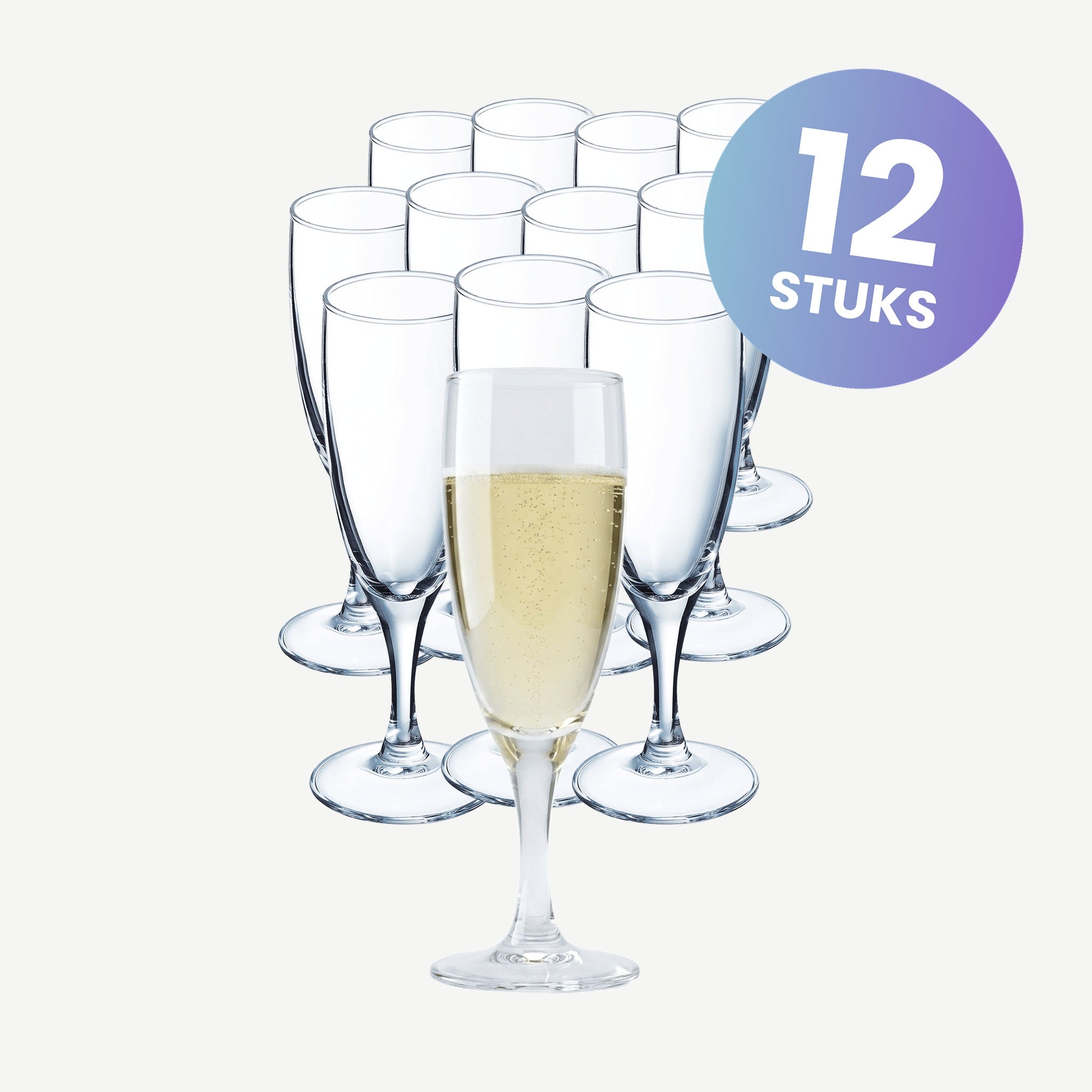 Arcoroc Elegance Champagneglas / Flute 10 Cl - set van 12 glazen