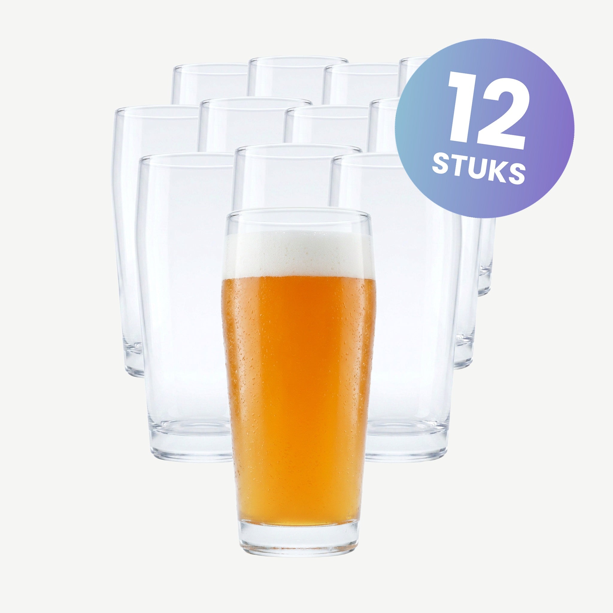 Arcoroc Willi Becher Bierglas 40 Cl - set van 12 glazen