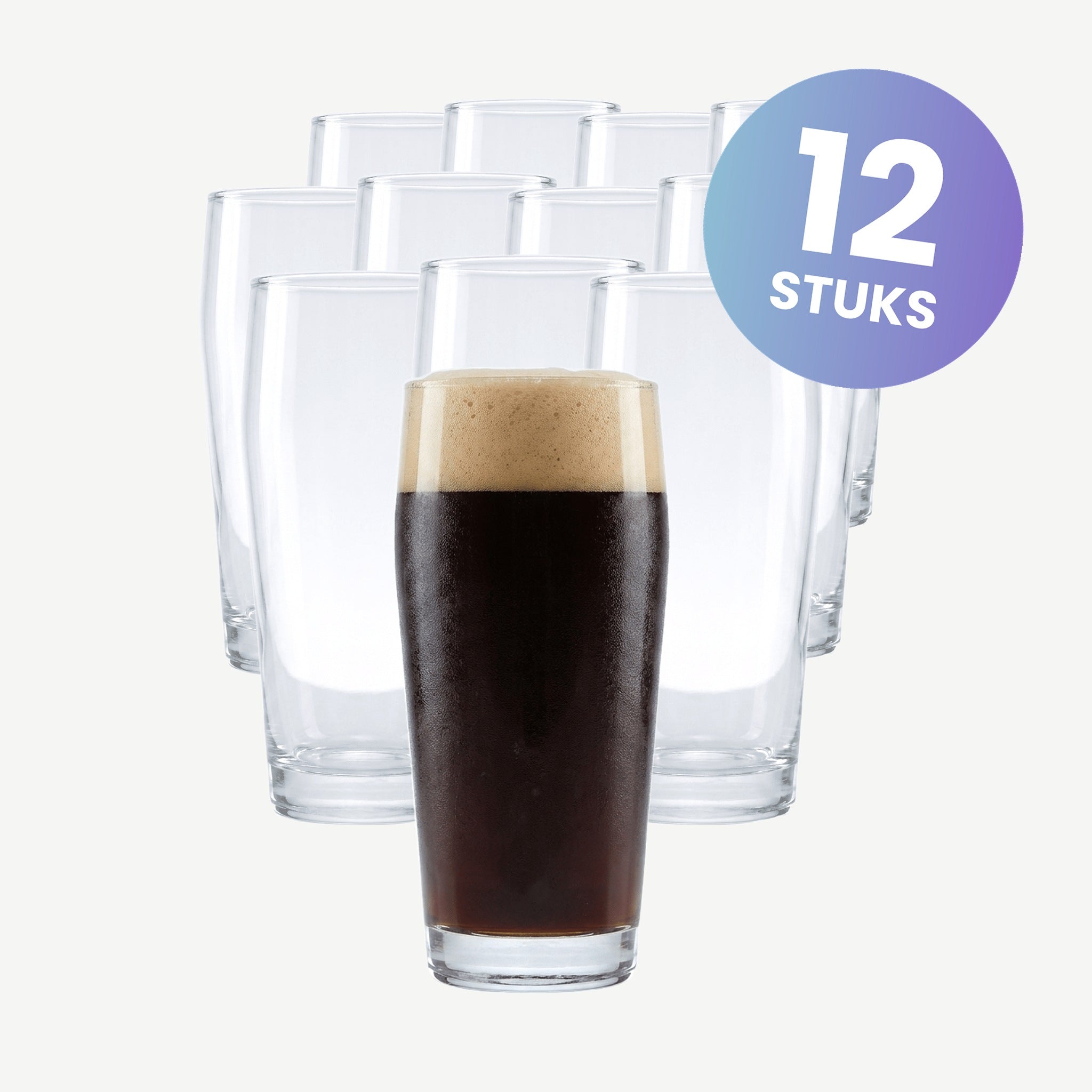 Arcoroc Willi Becher Bierglas 48 Cl - set van 12 glazen