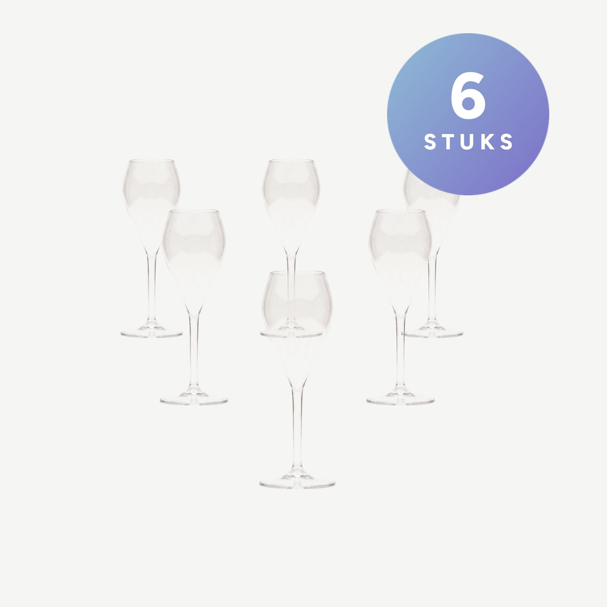 Bar Professional Lounge champagneflute 24 cl set van 6 stuks
