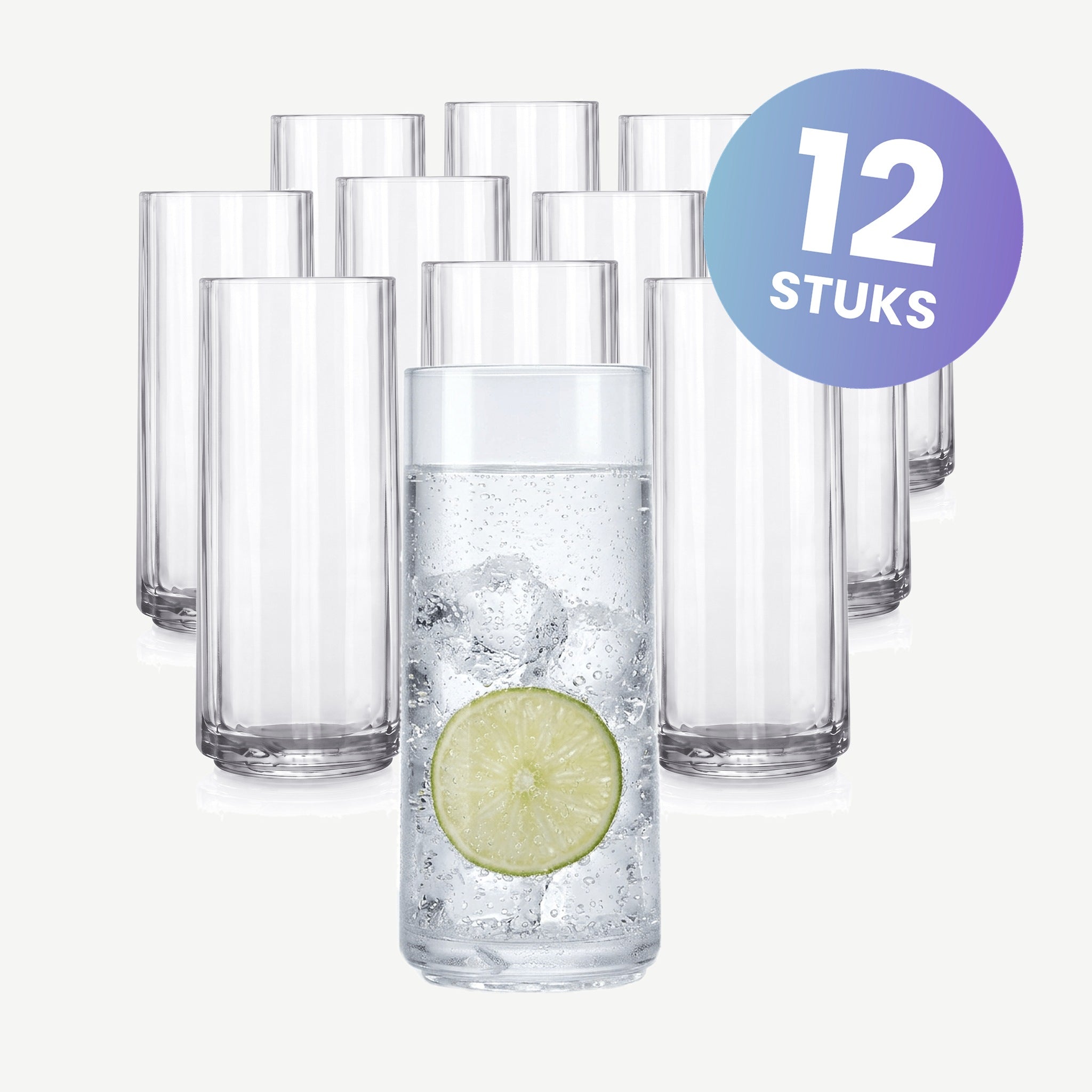 Bar Professional Reflex Longdrinkglas Kunststof 32 Cl - set van 12 glazen